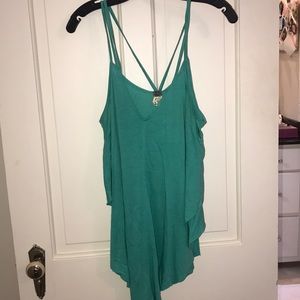 Free People Teal Tank